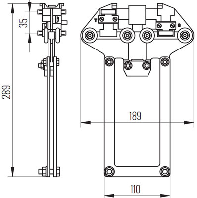 токосъёмник троллейный MODUCTOR